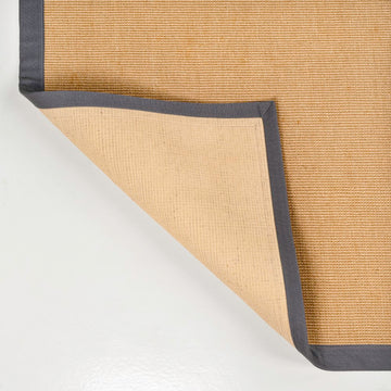 Camden Farmhouse Cottage Border Jute Area Rug